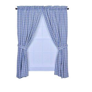 Ellis Curtain Bristol Collection Two-Tone Plaid Curtains
